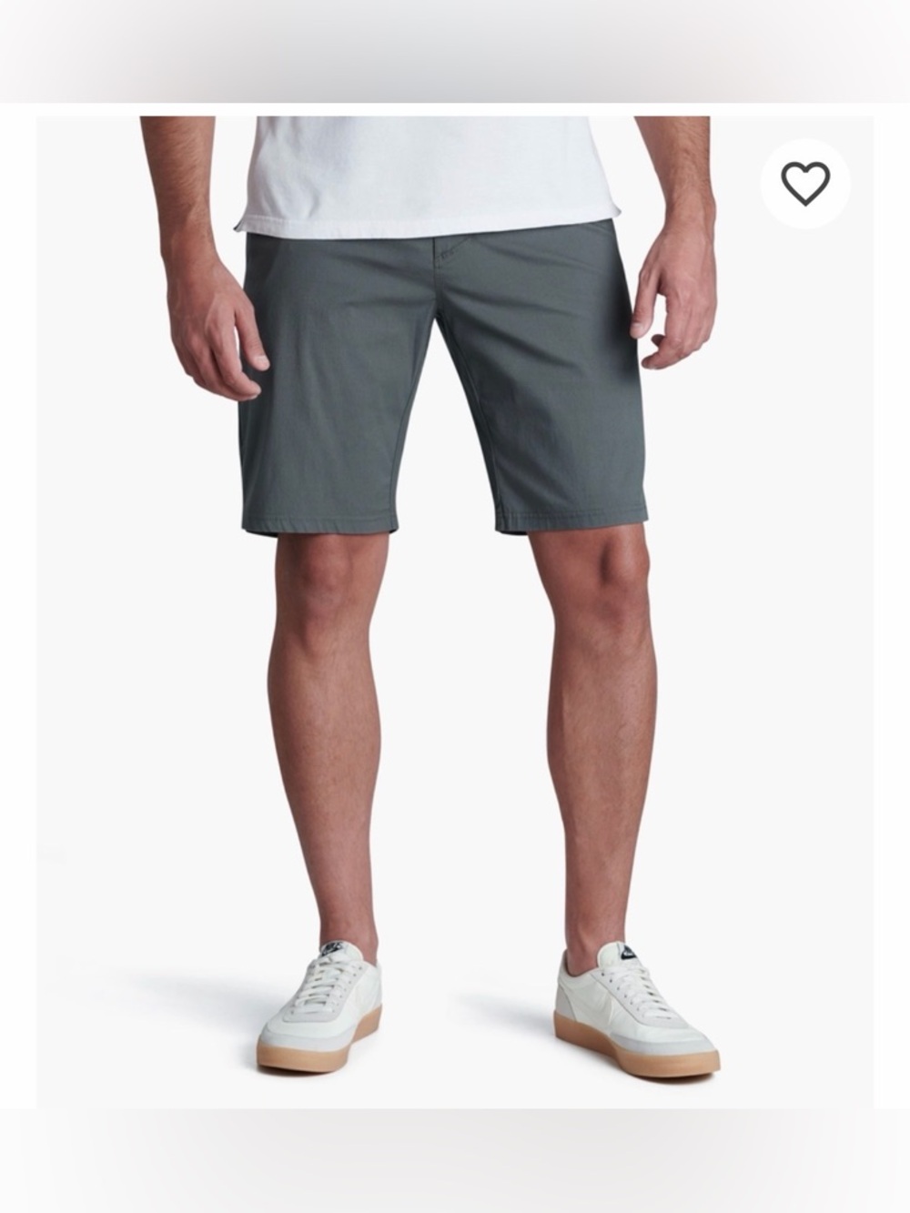 Kuhl resistor chino lite shorts 33x10 carbon